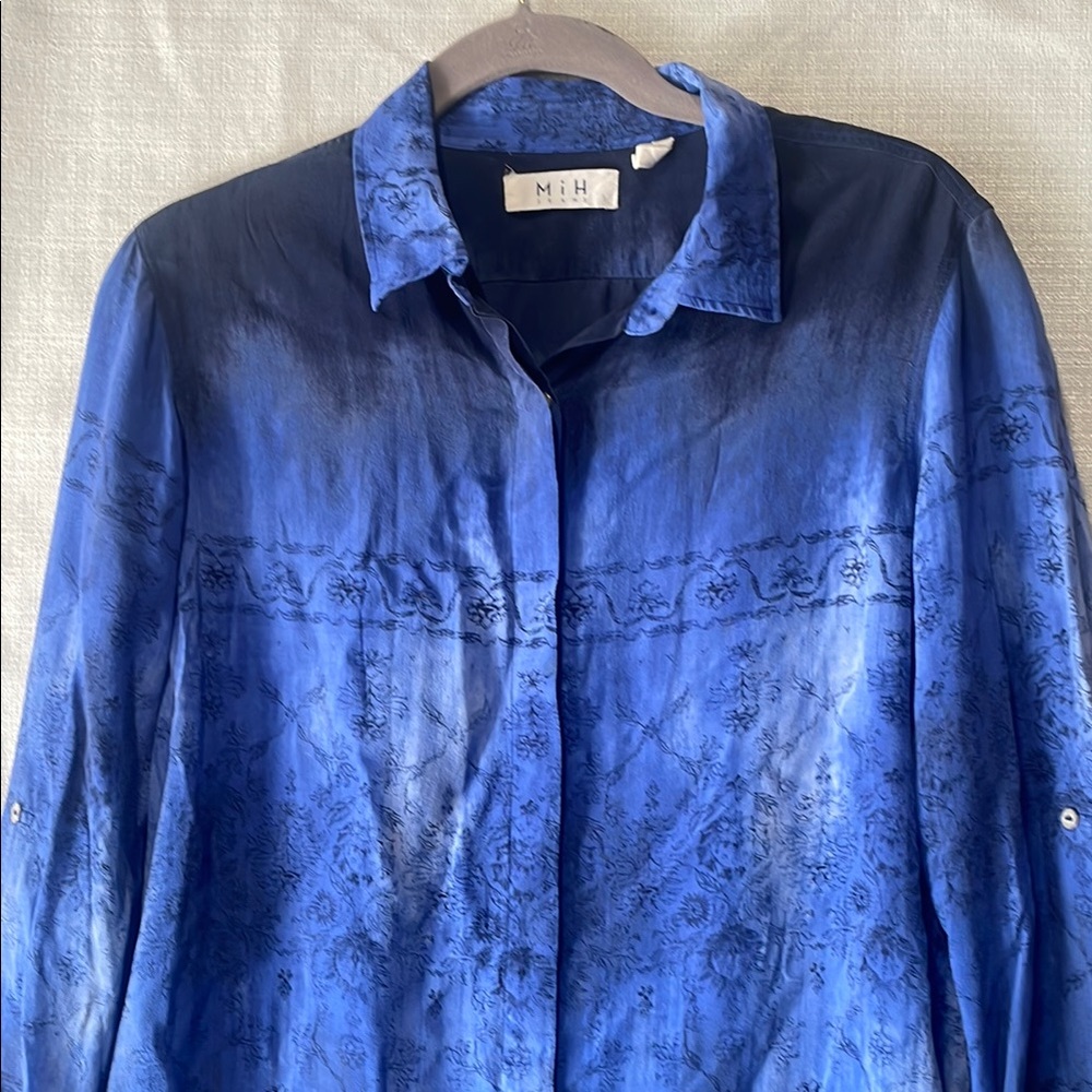 Mi Women's Blue Blouse